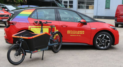 Elbil og elcykel hos Østjyllands Brandvæsen